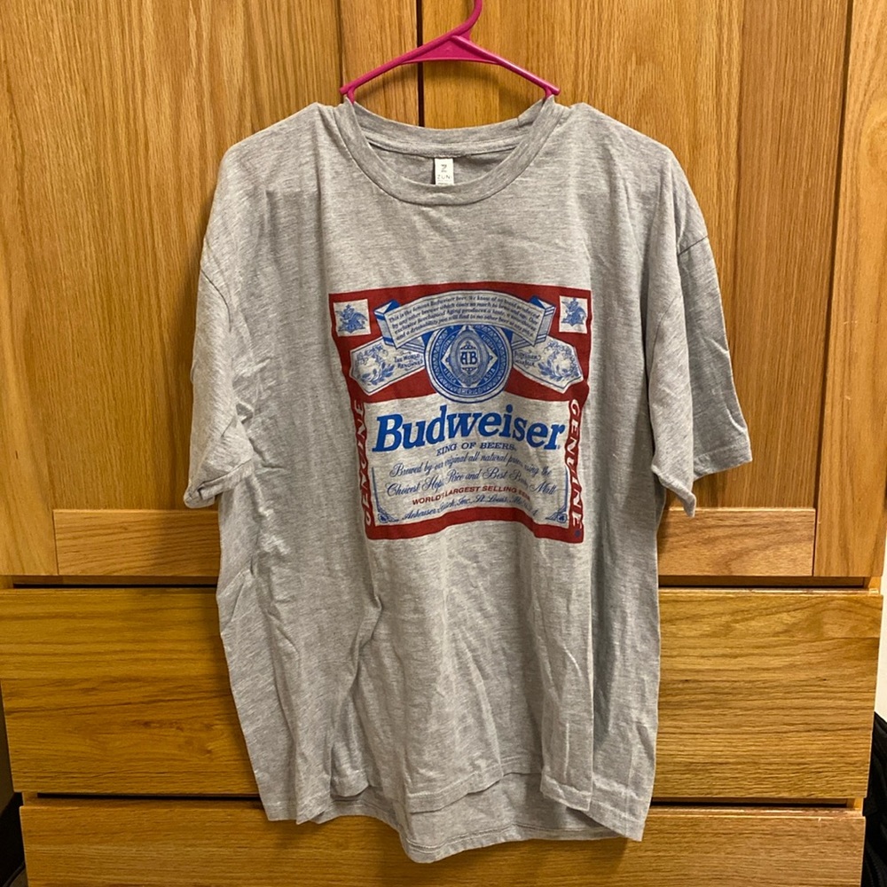 budweiser t-shirt